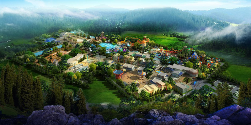 water theme park plan and design