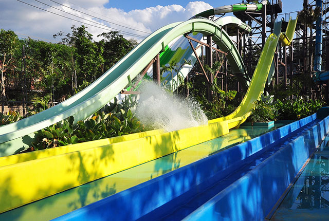 water slide